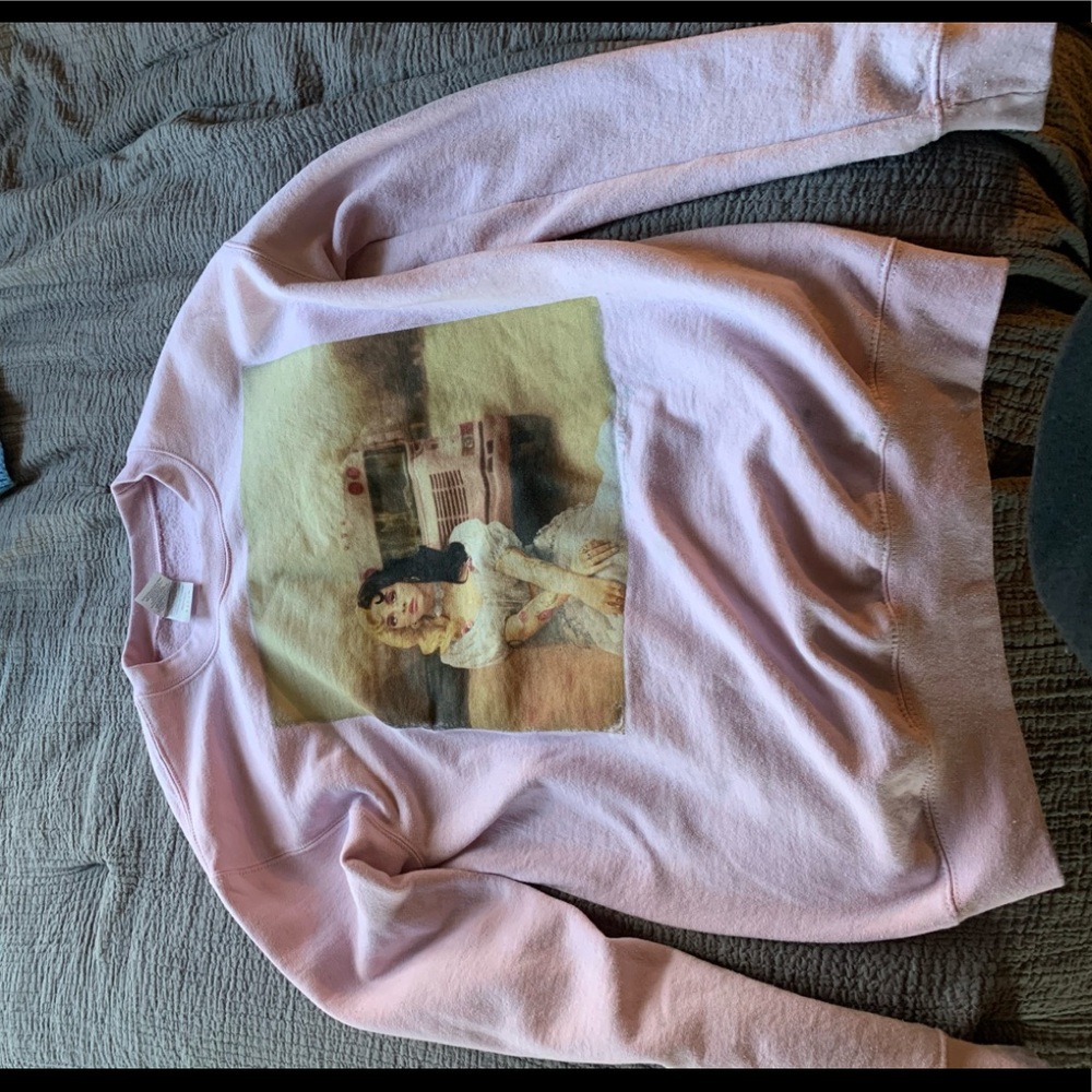 K-12 Melanie Martinez album cover on a crewneck